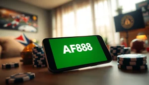 Engaging mobile interface of af88.com showcasing secure online betting features.