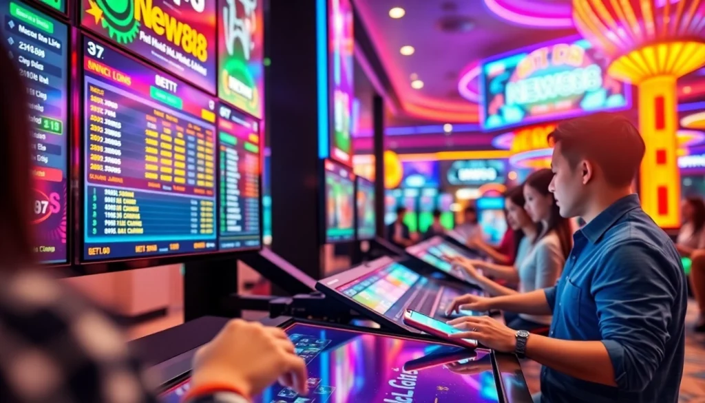 Engaging experience at Nhà Cái NEW88's online gambling platform.
