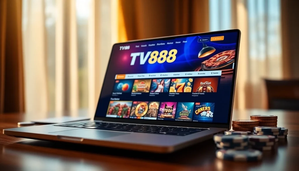 Explore the TV88 homepage showcasing a user-friendly gaming experience, highlighting https://whycazino.com for safe online gambling.