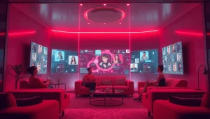 Engage in thrilling ai porn chat through advanced AI characters in a cozy virtual room.