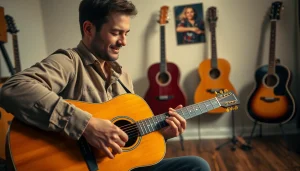 Play guitar with confidence using resources from https://guitarlessons.co.uk in a warm, inviting space.