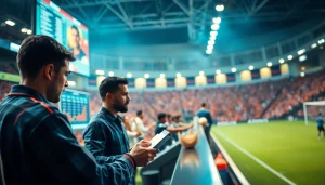 Menggambarkan bandar bola online dengan detail visual tajam dan pengalaman taruhan yang mendebarkan.