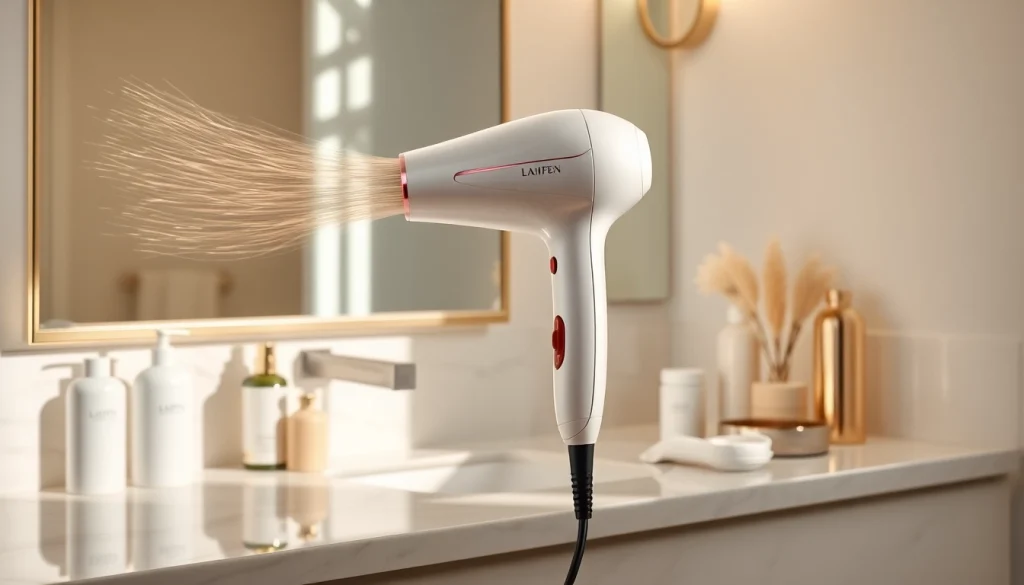 Transform hair styling with the laifen swift special hair dryer, featuring three nozzles for versatile drying.