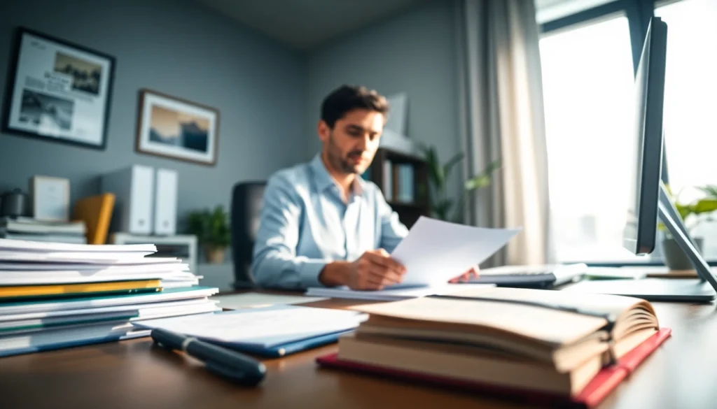 Traducteur portugais assermenté au travail, garantissant des traductions assermentées précises.