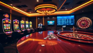 Experience gaming excitement with Đăng Nhập XN88 at a luxurious casino.