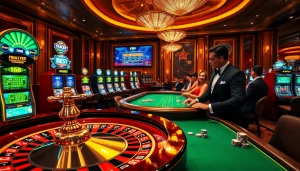 Experience thrilling moments at เจ้ามือรับแทง F168 with rich casino visuals showcasing roulette and poker excitement.