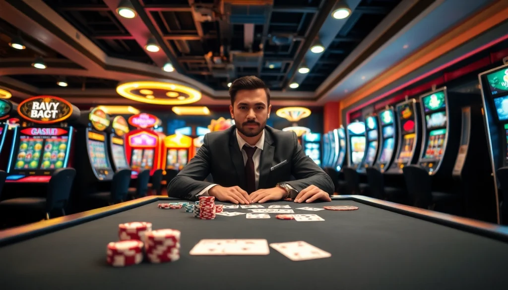 เล่นบาคาร่าที่ fast289 คาสิโน พร้อมการ์ดและชิปคาสิโนที่สวยงาม