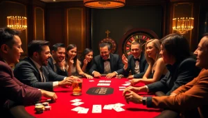 Experience the thrill of poker at a luxurious casino table with chips and cards inspired by https://kingarthurcafe.com/menu.