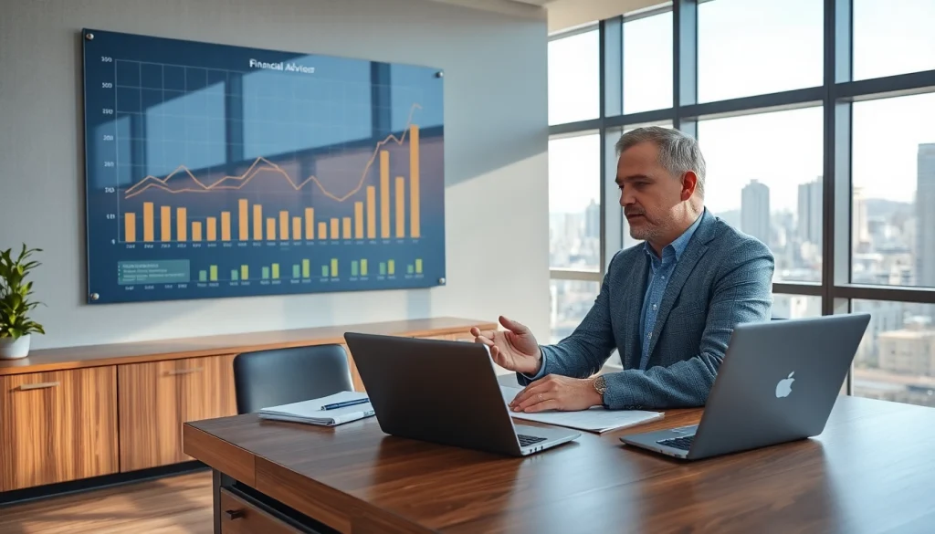 카드깡 관련 정보를 설명하는 전문 금융 상담사의 모습