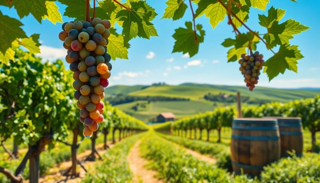 Visit picturesque clarksburg wineries with picturesque vineyards and inviting landscapes.