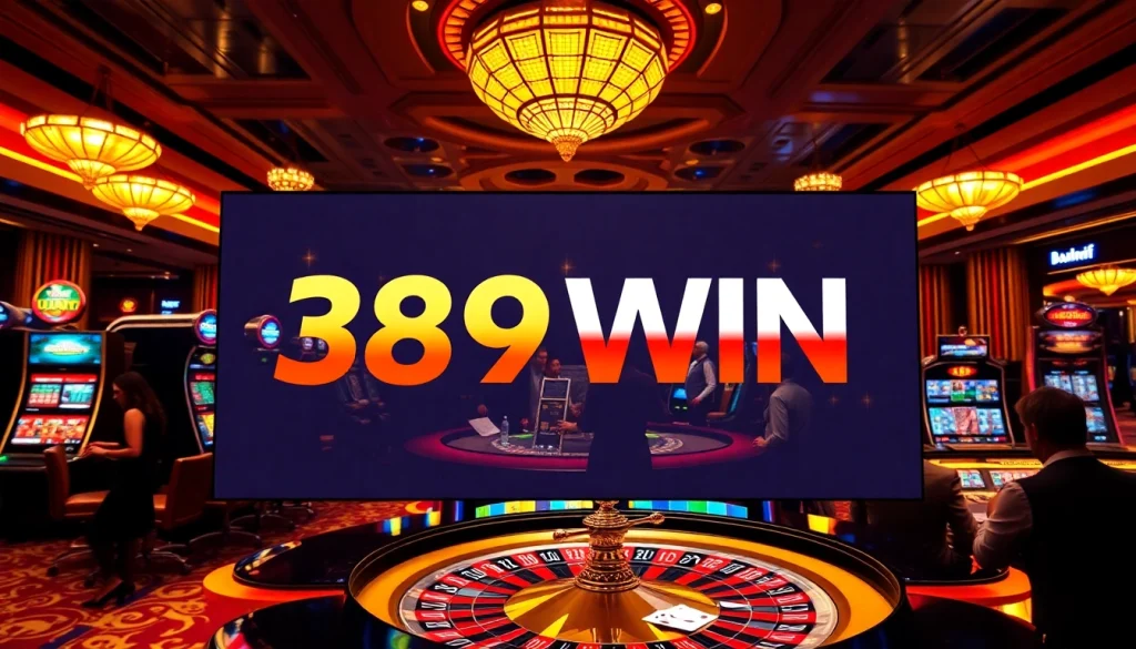 Experience the thrill of gambling at 389WIN with lively casino action and vibrant gaming atmosphere.
