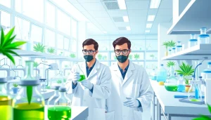 Innovative pharmaceutical laboratory focusing on WIN55 cannabinoid research.
