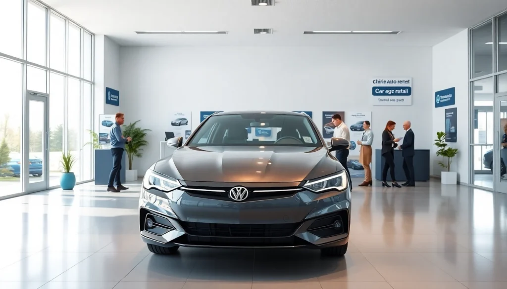 Chirie auto ieftin: Modern car rental office in Chișinău with welcoming staff and sleek vehicles.