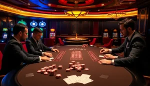 Raise your stakes at 389WIN with vibrant casino games and an elegant poker table.