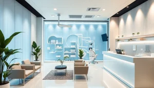 best dental clinic in Malaysia showcasing a serene and modern dental waiting area with professional ambiance