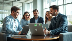 Learn about What is a CRM for WhatsApp through a collaborative business meeting on customer data.
