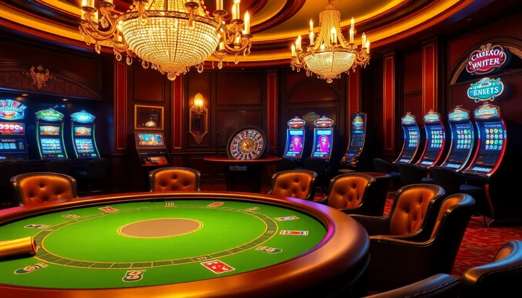 Join the excitement at the poker table while enjoying rebahin film themes in a luxurious casino setting.