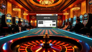 Engaging with the hidden wiki website while enjoying a luxurious casino experience.