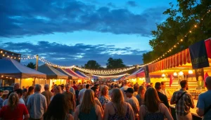 Community festival in clarksburg showcasing vibrant local culture and activities.