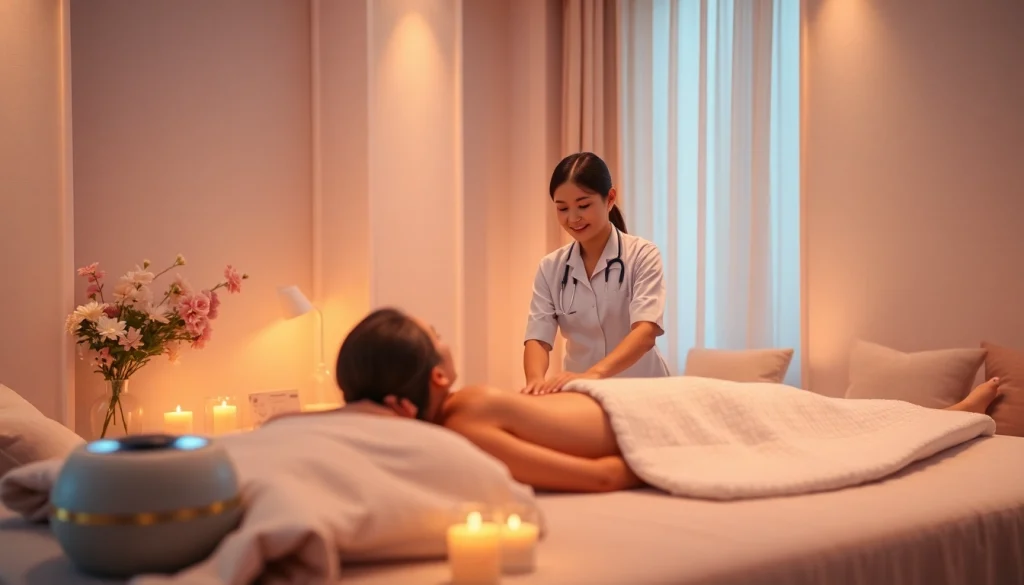 Professional 출장안마 service in a tranquil setting with a skilled therapist.