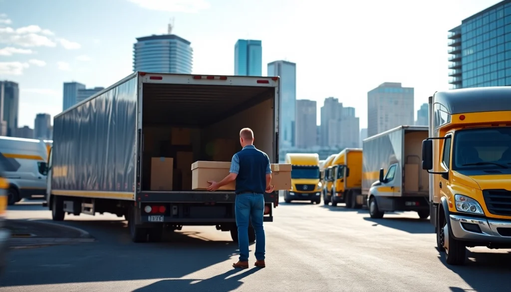 Movers in Calgary efficiently handling relocation tasks, showcasing moving companies calgary in action.