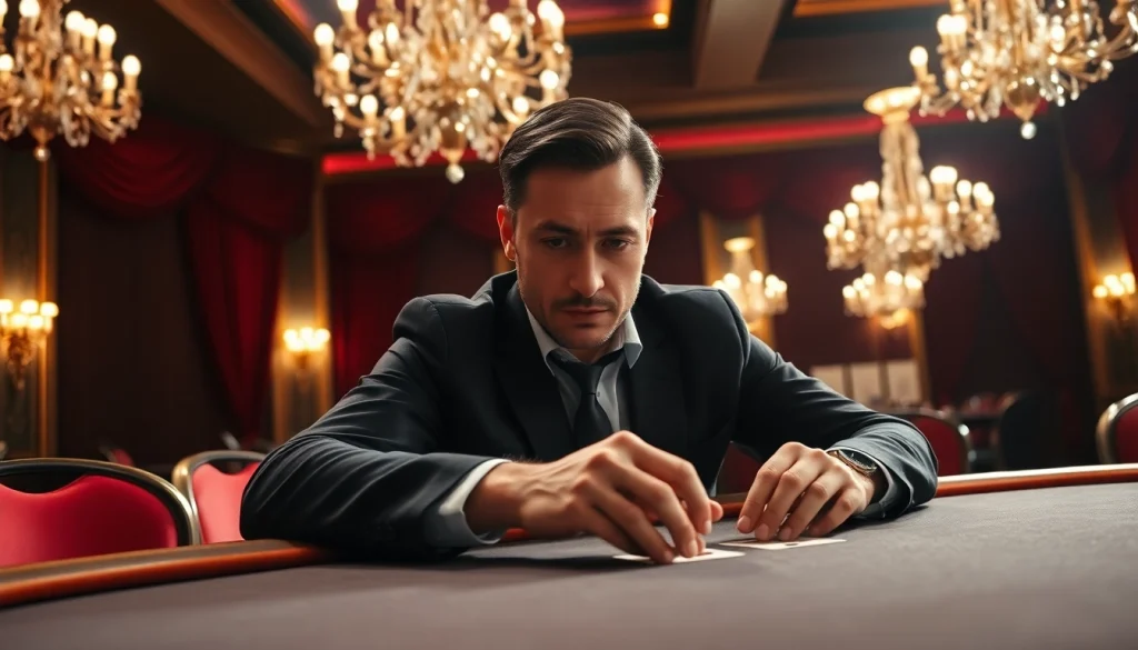 1win giris üçün qələbə dərk edən poker oyunçusunun peşəkar görüntüsü.