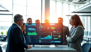 Visualize how AI can speed up car warranty claims with professionals collaborating on tech-driven solutions.