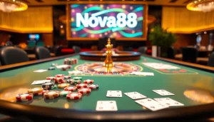 Nha cai nova88 offers an exciting casino experience with diverse games and high stakes.