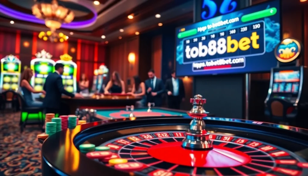 Engage in high-stakes gameplay at https://tobet88bet.com/ with thrilling roulette and poker chip encounters.