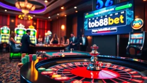 Engage in high-stakes gameplay at https://tobet88bet.com/ with thrilling roulette and poker chip encounters.