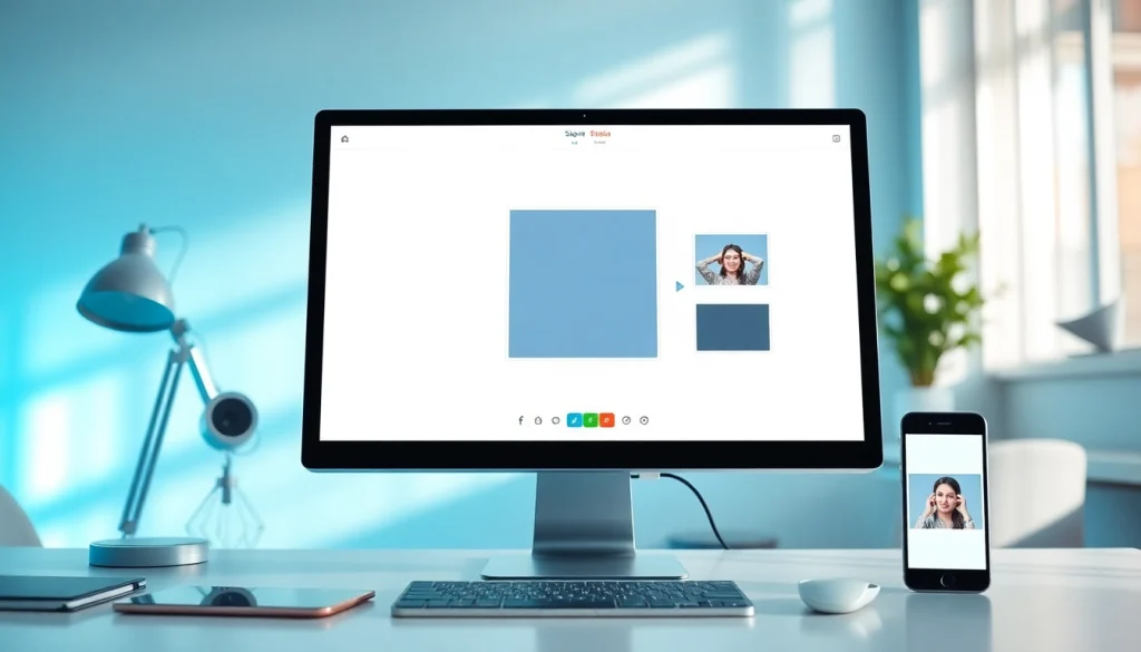 Square image transformation tool on a modern computer screen.