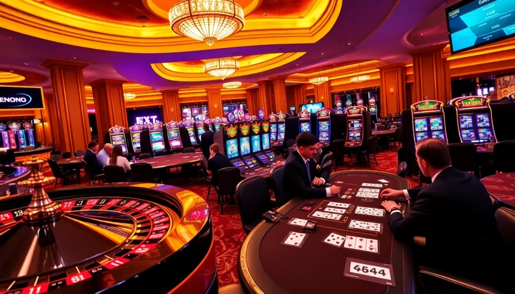 Participer à des jeux palpitants au meilleur casino en ligne avec des tables de poker et de roulette.