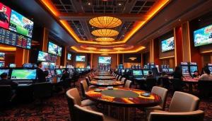 Exciting and safe betting environment at 슈어맨 casino showcasing modern gaming experiences.
