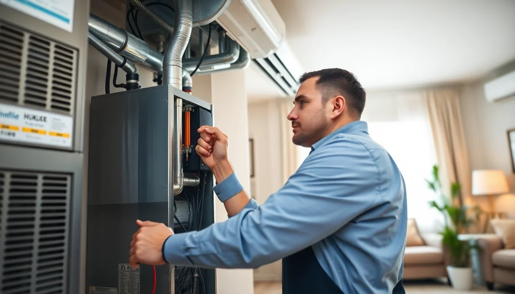 Expert installation by an Alberta HVAC dealer showcasing efficient systems in a warm home.