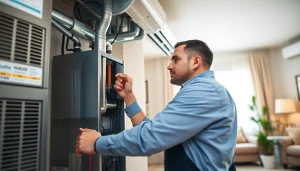 Expert installation by an Alberta HVAC dealer showcasing efficient systems in a warm home.